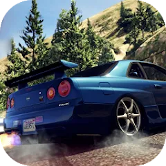 Взлом Skyline Drift Simulator (Скайлайн Дрифт Симулятор)  [МОД Много монет] - последняя версия apk на Андроид