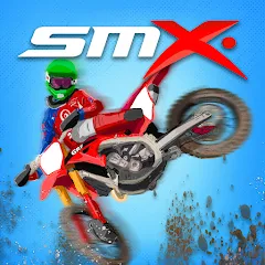 Скачать взломанную SMX: Supermoto Vs. Motocross (СМХ)  [МОД Unlocked] - стабильная версия apk на Андроид