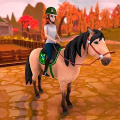 Взлом Horse Riding Tales - Wild Pony (Хорс Райдинг Тейлс)  [МОД Unlocked] - полная версия apk на Андроид