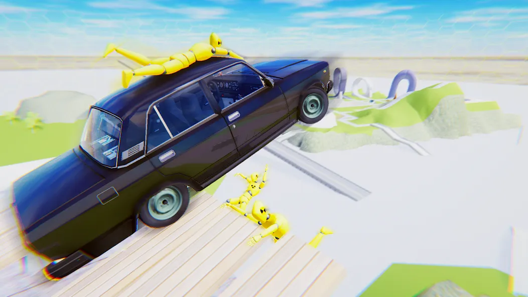 VAZ Crash Test Simulator 2  [МОД Много монет] Screenshot 5