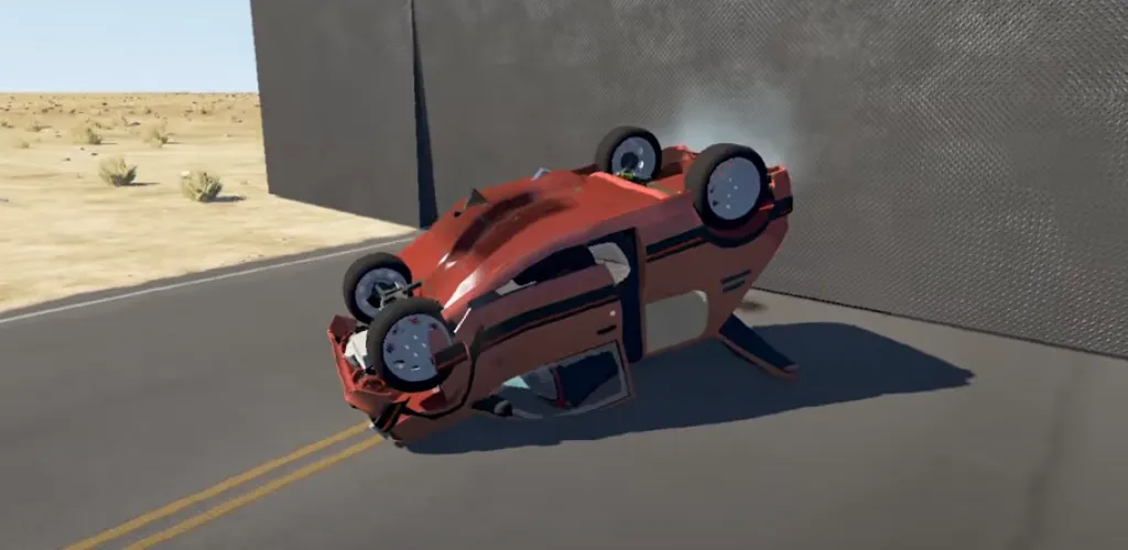 Realistic Car Crash Simulator  [МОД Бесконечные деньги] Screenshot 1