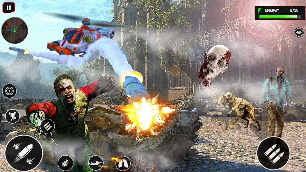 Sniper Zombie Shooting (Зомби стреляющая оффлайн игра)  [МОД Бесконечные деньги] Screenshot 2