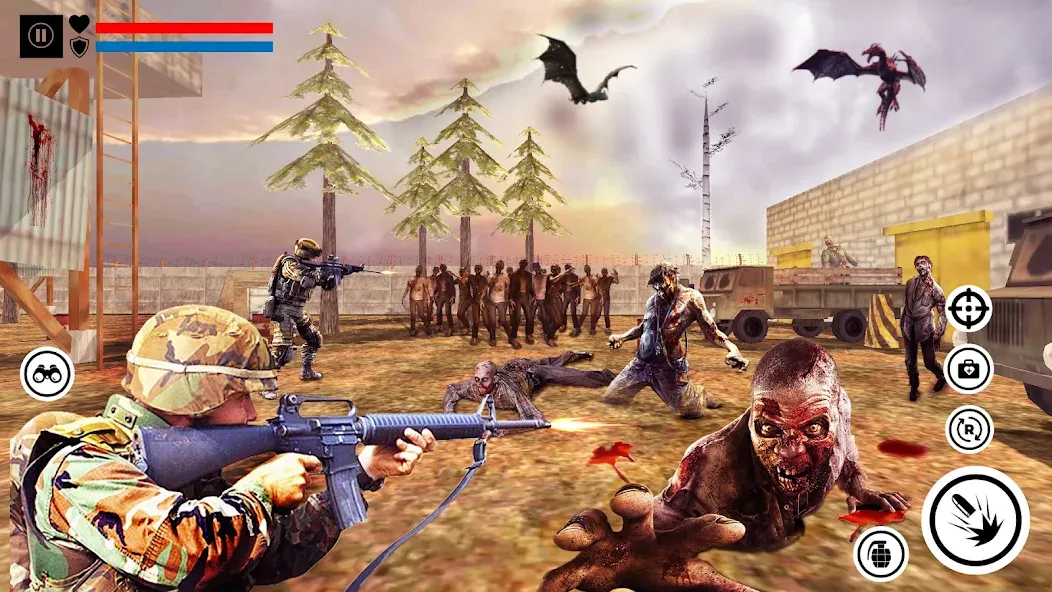 Sniper Zombie Shooting (Зомби стреляющая оффлайн игра)  [МОД Бесконечные деньги] Screenshot 3