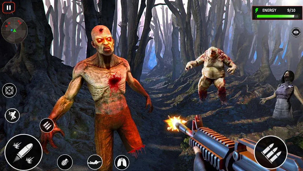 Sniper Zombie Shooting (Зомби стреляющая оффлайн игра)  [МОД Бесконечные деньги] Screenshot 5