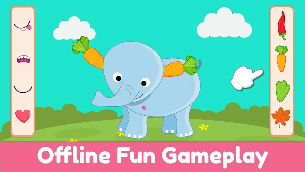 ElePant Kids Learning Games 2+  [МОД Много денег] Screenshot 4