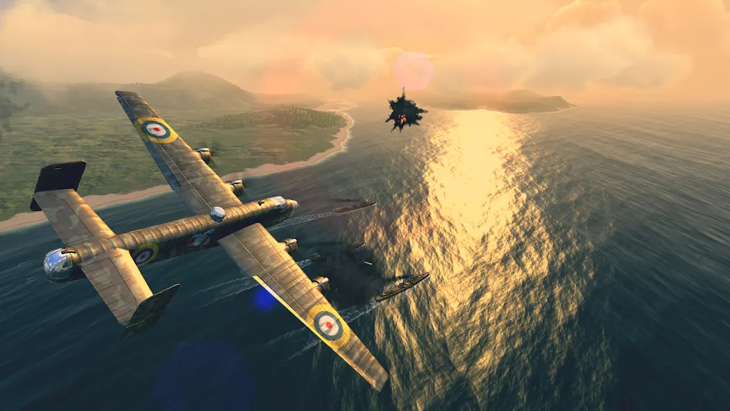 Warplanes: WW2 Dogfight (Варплейнс)  [МОД Много денег] Screenshot 3