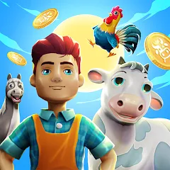 Взлом CropBytes: A Crypto Farm Game (КропБайтс)  [МОД Много денег] - полная версия apk на Андроид