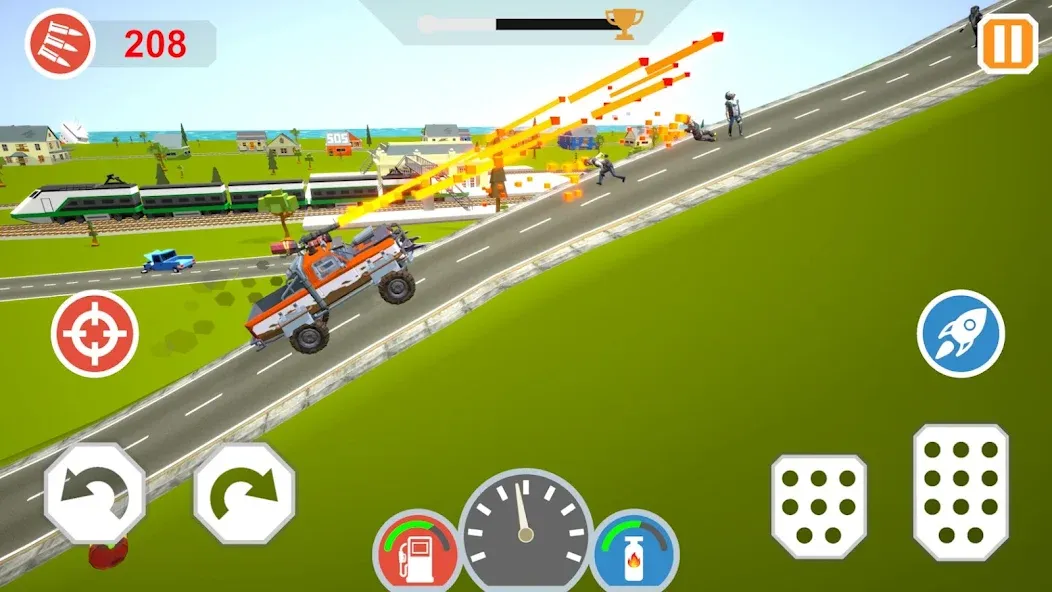 Zombie Cars Crush: Racing Die (Зомби Карс)  [МОД Menu] Screenshot 5