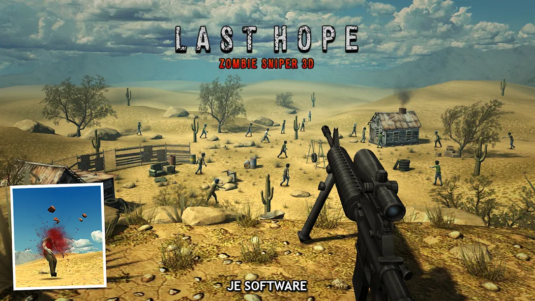 Last Hope - Zombie Sniper 3D (Ласт Хоуп)  [МОД Меню] Screenshot 3