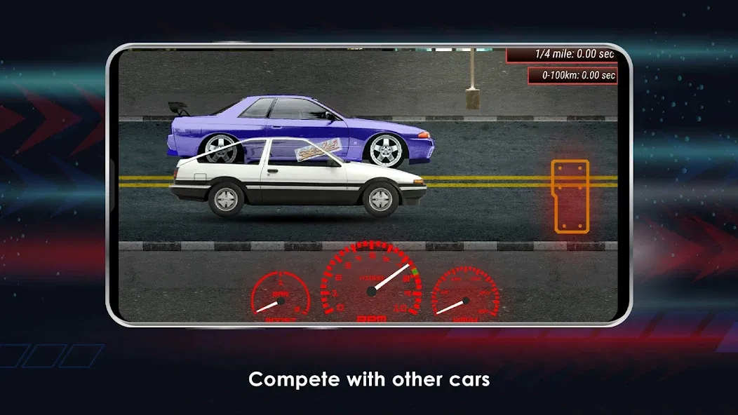 Japan Drag Racing (Драгрейсинг в Японии)  [МОД Unlimited Money] Screenshot 3