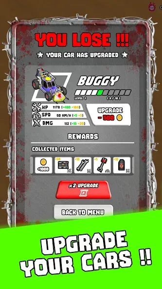 Tires & Fires: Zombie Survival  [МОД Unlimited Money] Screenshot 5