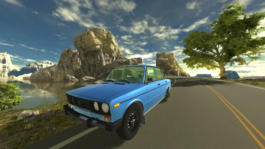 Russian Car Lada 3D  [МОД Меню] Screenshot 1