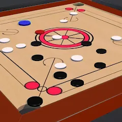 Скачать взломанную Carrom Board Clash : Pool game (Карром борд пул игра)  [МОД Много монет] - стабильная версия apk на Андроид