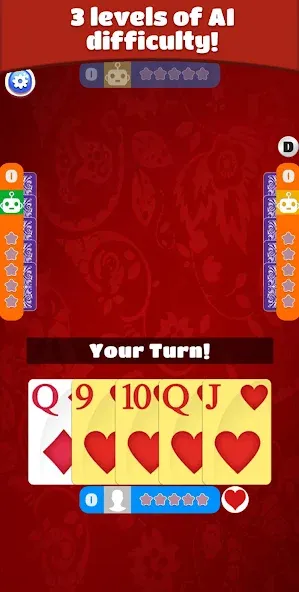 Euchre (Юкер)  [МОД Unlimited Money] Screenshot 2