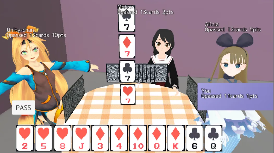 Sevens card game (Севенс карточная игра)  [МОД Menu] Screenshot 2