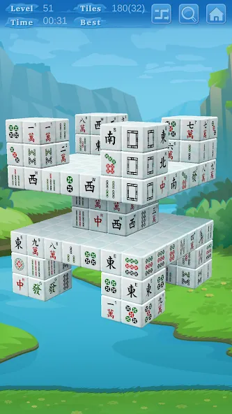 Stacker Mahjong 3D (Стаккер Маджонг 3Д)  [МОД Mega Pack] Screenshot 5