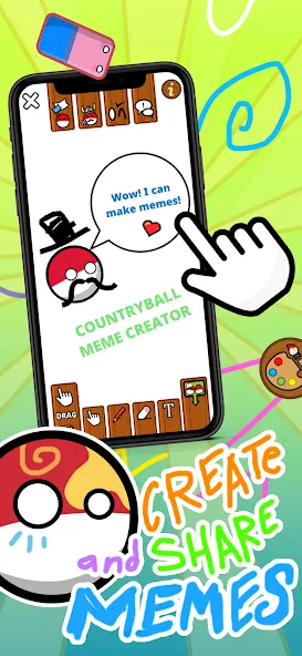 Countryball Potato Mayhem (Кантрибол Потето Мейхем)  [МОД Все открыто] Screenshot 4