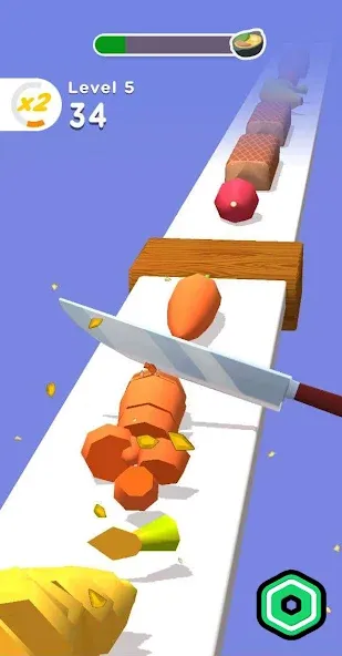 Super Slices Robux Roblominer (упер Слайсес Робукс Робломайнер)  [МОД Все открыто] Screenshot 2