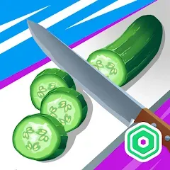 Скачать взлом Super Slices Robux Roblominer (упер Слайсес Робукс Робломайнер)  [МОД Все открыто] - стабильная версия apk на Андроид