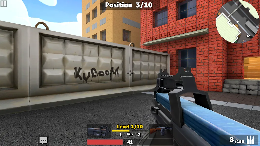 KUBOOM 3D: FPS Shooting Games  [МОД Unlocked] Screenshot 1