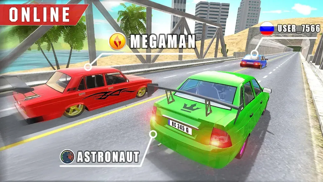 Real Cars Online Racing  [МОД Все открыто] Screenshot 3