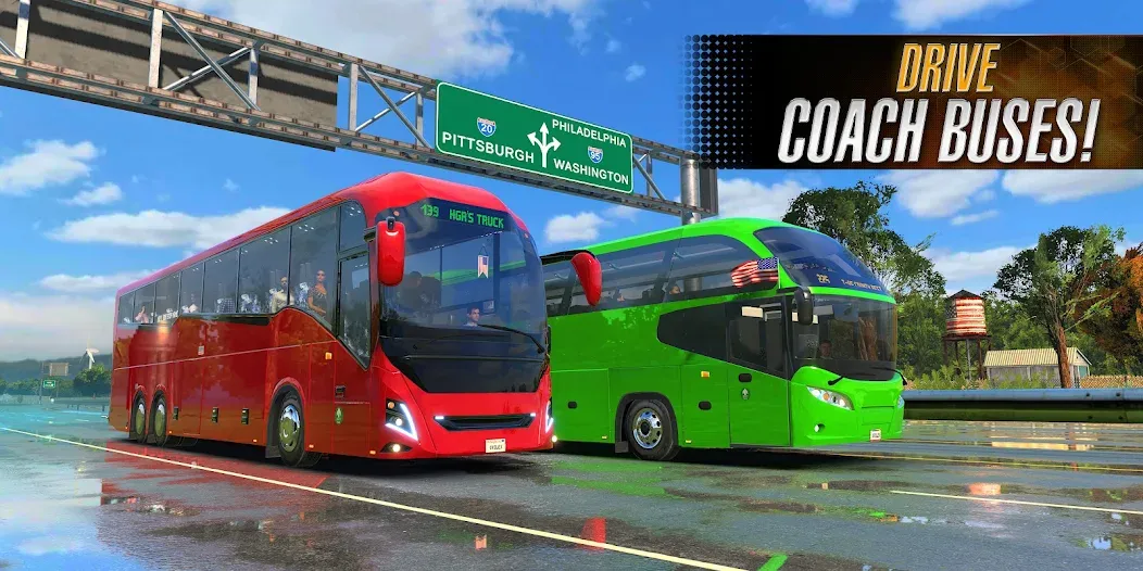 Bus Simulator 2023 (Бус Симулятор 2023)  [МОД Меню] Screenshot 3