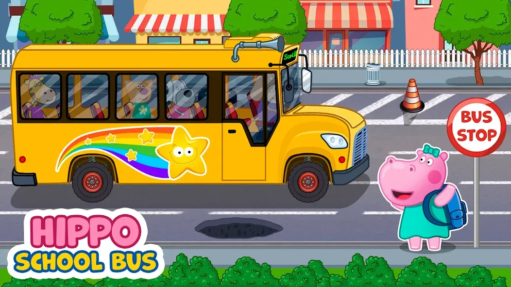 Kids School Bus Adventure  [МОД Меню] Screenshot 1