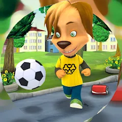 Взломанная Pooches: Street Soccer  [МОД Unlocked] - полная версия apk на Андроид