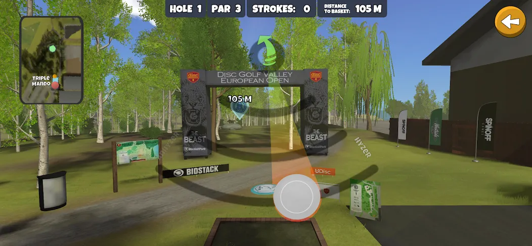 Disc Golf Valley (Диск Гольф Вэлли)  [МОД Много денег] Screenshot 1