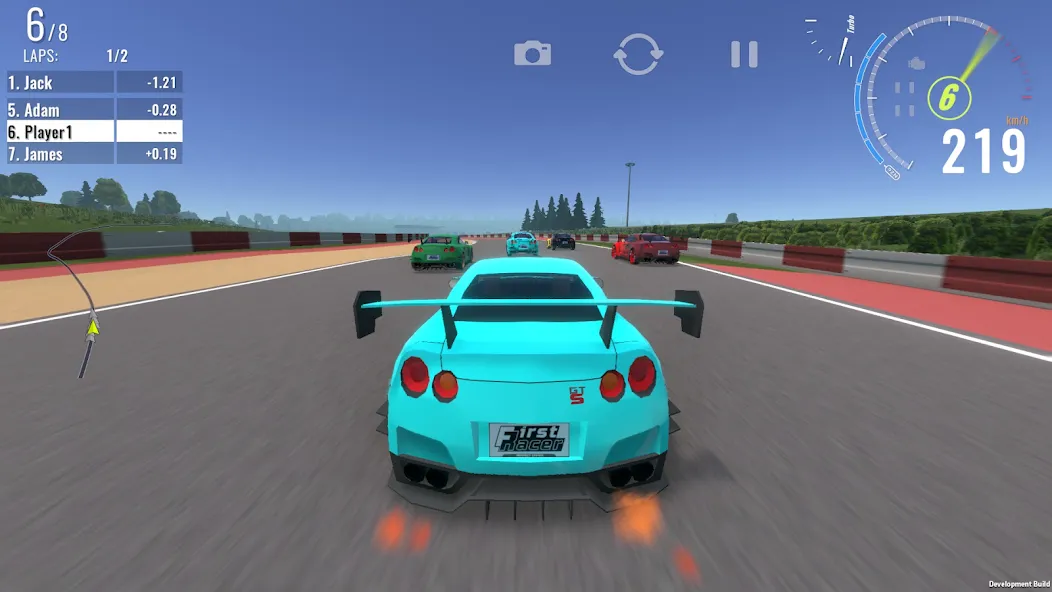 First Racer (Фрст Рейсер)  [МОД Unlimited Money] Screenshot 1