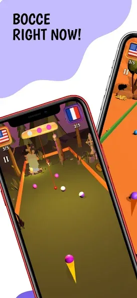 Bocce Ball 3D: Nations League (Бочче Болл 3Д)  [МОД Unlocked] Screenshot 1