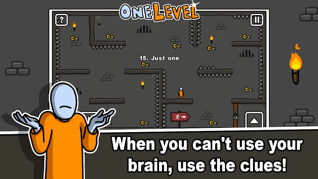 One Level: Stickman Jailbreak (Уан Левел)  [МОД Unlocked] Screenshot 5