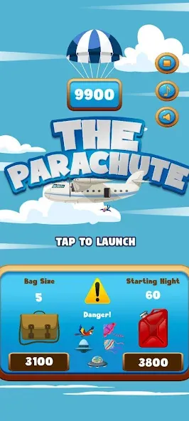 The Parachute (Зе Пэрашют)  [МОД Бесконечные монеты] Screenshot 1