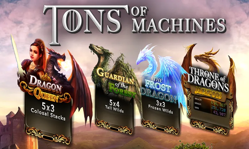 Slots Dragon Machine (Трон драконов слоты)  [МОД Unlocked] Screenshot 3