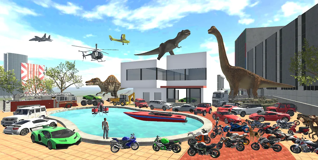 Indian Bikes Driving 3D (Индийские мотоциклы Вождение 3D)  [МОД Mega Pack] Screenshot 1