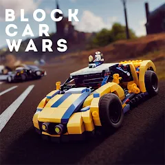 Взломанная Block Car Wars Brick Car Crash (Блок Автомобильные Войны Кирпич Автомобильная Авария)  [МОД Mega Pack] - последняя версия apk на Андроид