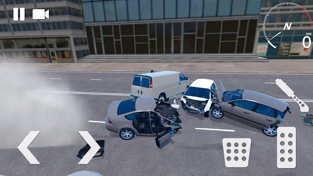 Traffic Crashes Car Crash (Трафик Краш Кар Краш)  [МОД Mega Pack] Screenshot 1