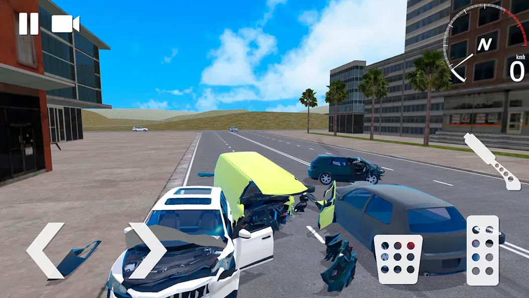 Traffic Crashes Car Crash (Трафик Краш Кар Краш)  [МОД Mega Pack] Screenshot 3