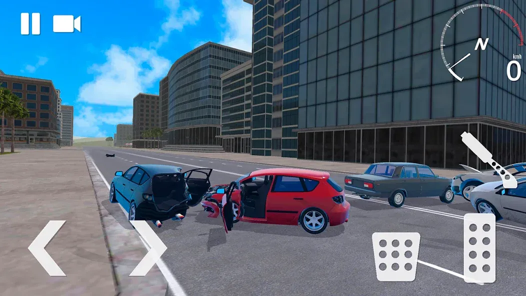 Traffic Crashes Car Crash (Трафик Краш Кар Краш)  [МОД Mega Pack] Screenshot 5