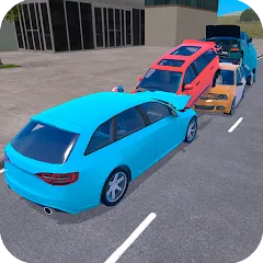 Скачать взломанную Traffic Crashes Car Crash (Трафик Краш Кар Краш)  [МОД Mega Pack] - полная версия apk на Андроид