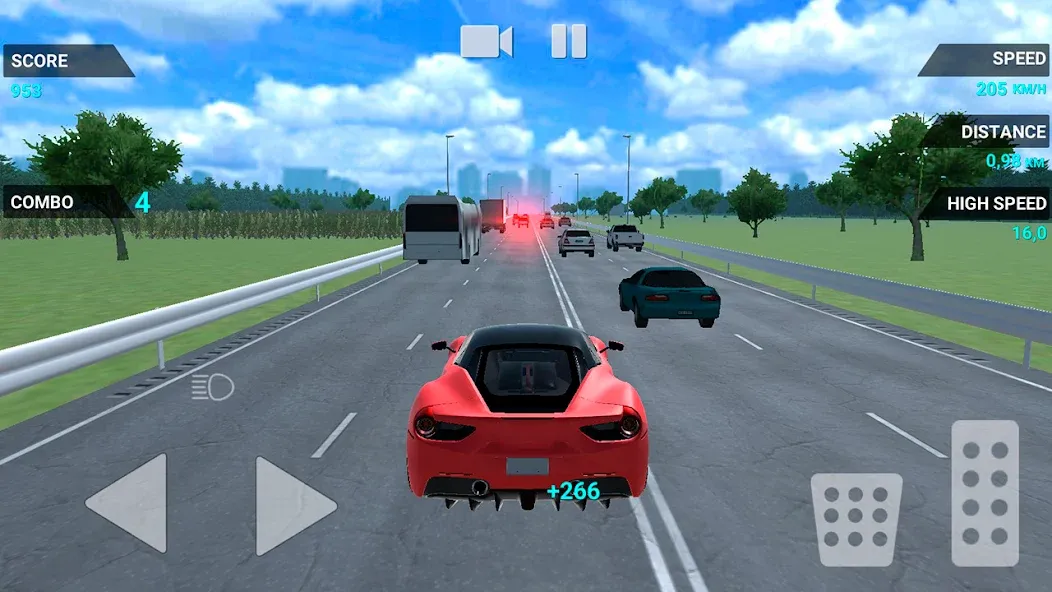 Traffic Racer Speeding Highway (Трафик Рейсер Скоростная Шоссе)  [МОД Unlimited Money] Screenshot 2