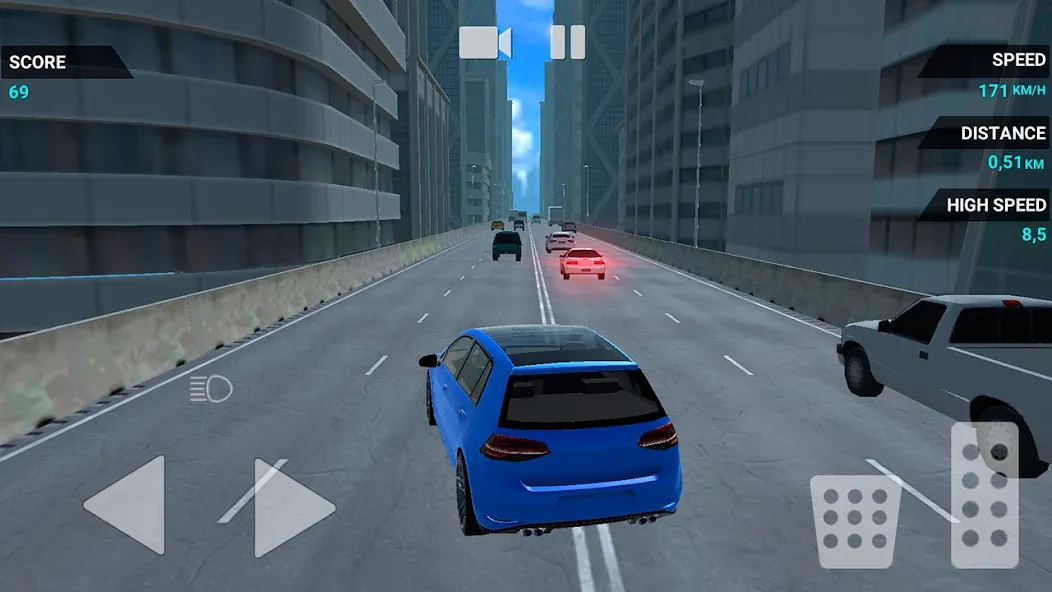 Traffic Racer Speeding Highway (Трафик Рейсер Скоростная Шоссе)  [МОД Unlimited Money] Screenshot 5