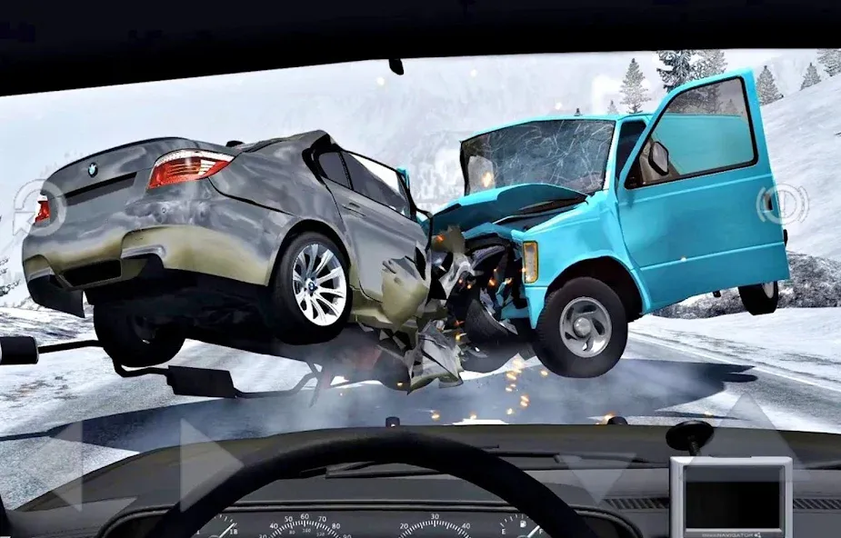 Car Crash Damage Engine Wreck (Кар Крэш Дамаг Энджин Врек)  [МОД Много денег] Screenshot 4