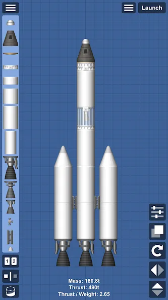 Spaceflight Simulator (Спейсфлайт Симулятор)  [МОД Много денег] Screenshot 1