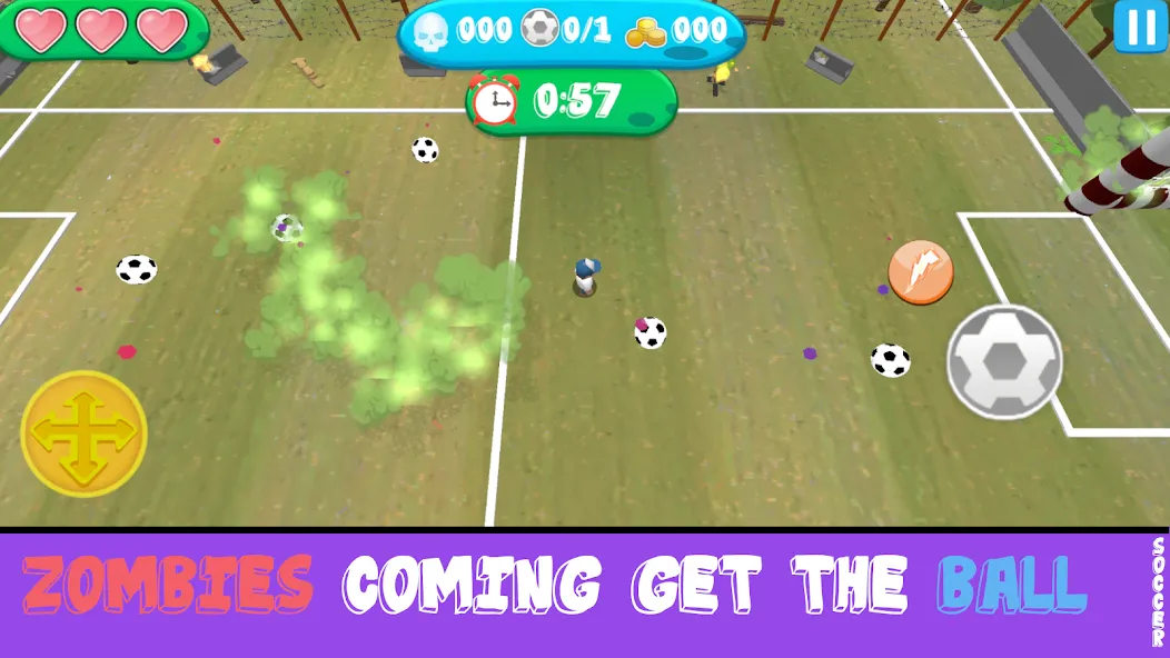 Soccer Apocalypse Survival (Соккер Апокалипсис Сурвивал)  [МОД Много монет] Screenshot 3