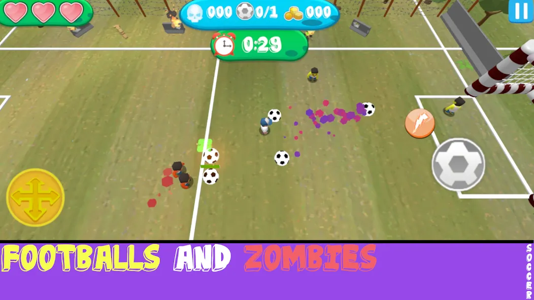 Soccer Apocalypse Survival (Соккер Апокалипсис Сурвивал)  [МОД Много монет] Screenshot 4