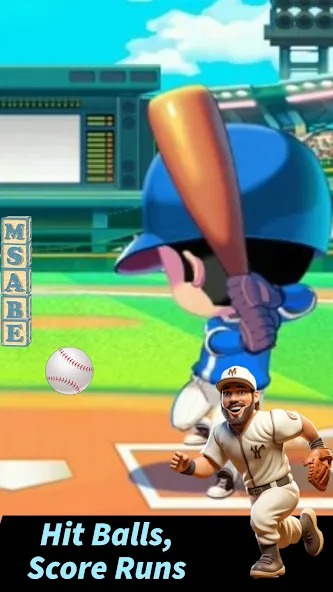 Baseball Letter Strike Homerun  [МОД Menu] Screenshot 1