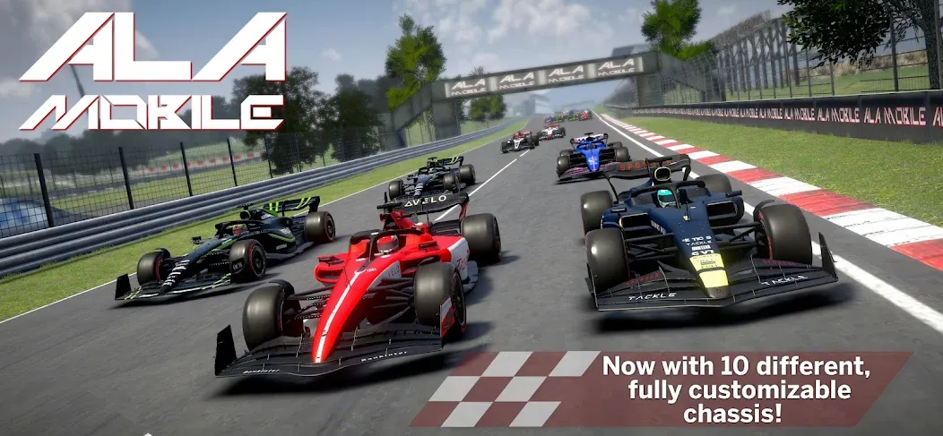 Ala Mobile GP - Formula racing (Ала Мобайл Гран При)  [МОД Бесконечные деньги] Screenshot 1