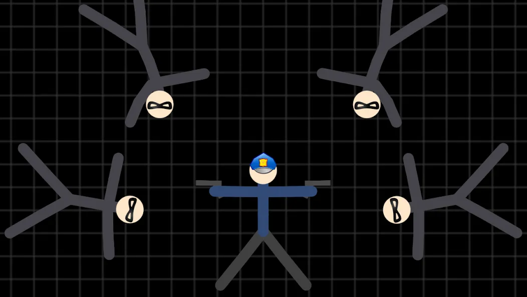 Stickman Warriors (Сткмен Вонсы)  [МОД Бесконечные деньги] Screenshot 1