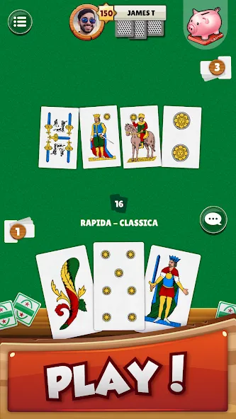 Scopa - Italian Card Game (Скопа)  [МОД Много монет] Screenshot 1